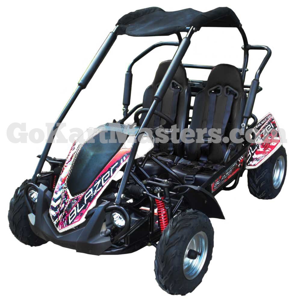 TrailMaster Blazer 200R Go Kart w/ Reverse - Image 4